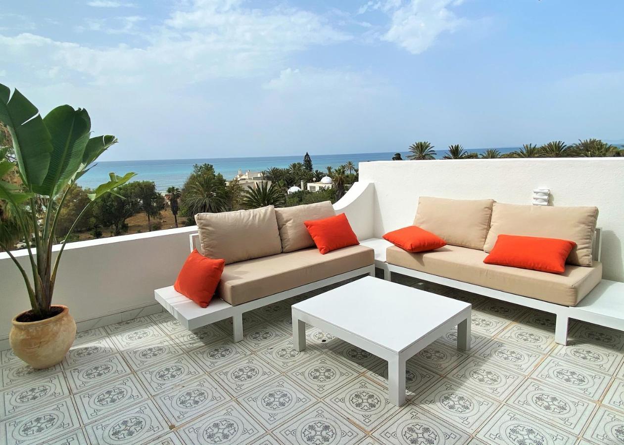 Roof Top Pied Dans L'Eau Panoramic View, 80 Meters From Seaside Χαμμαμέτ Εξωτερικό φωτογραφία