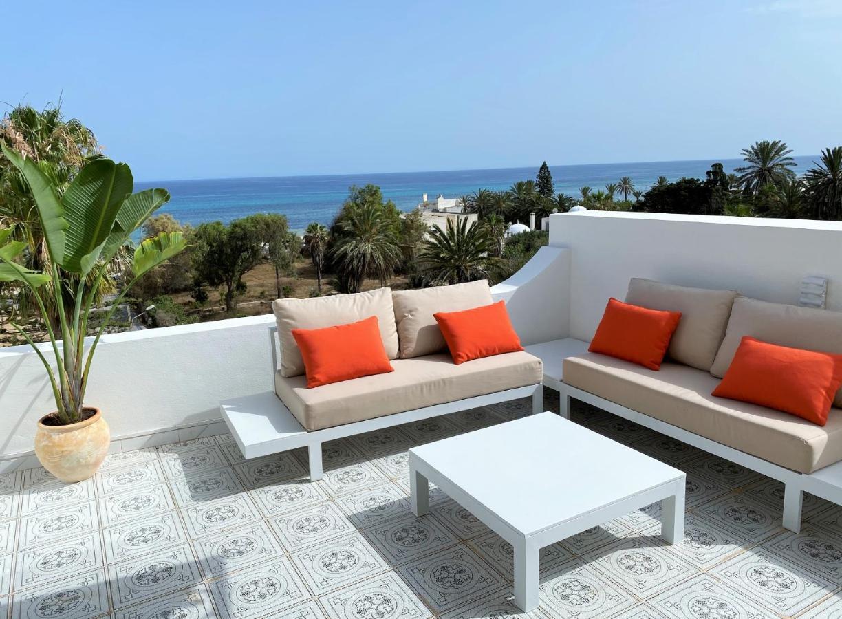 Roof Top Pied Dans L'Eau Panoramic View, 80 Meters From Seaside Χαμμαμέτ Εξωτερικό φωτογραφία