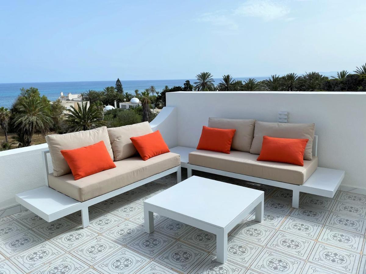 Roof Top Pied Dans L'Eau Panoramic View, 80 Meters From Seaside Χαμμαμέτ Εξωτερικό φωτογραφία